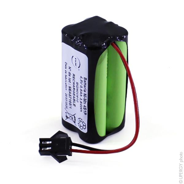 Batterie industrielle Nimh 4x AAA 4S1P ST2 4.8V 0.8Ah JST - Marque NX_0