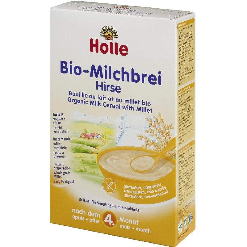 HOLLE BOUILLIE AU LAIT ET AU MILLET BOUILLIES BÉBÉ