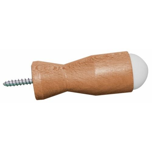 BUTOIR DE PLINTHE EN HÊTRE VERNIS - LONGUEUR 100 MM CIVIC