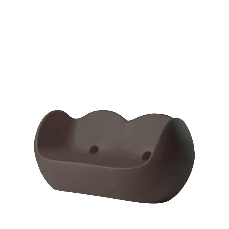 Canapé design in & out BLOSSY - brun_0