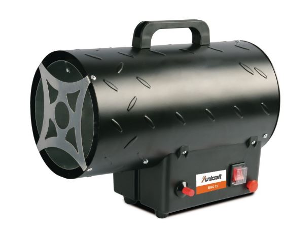 Canon à chaleur portable au gaz propane Unicraft GHG 15 - 15 kW - Protection surchauffe - 6520015_0