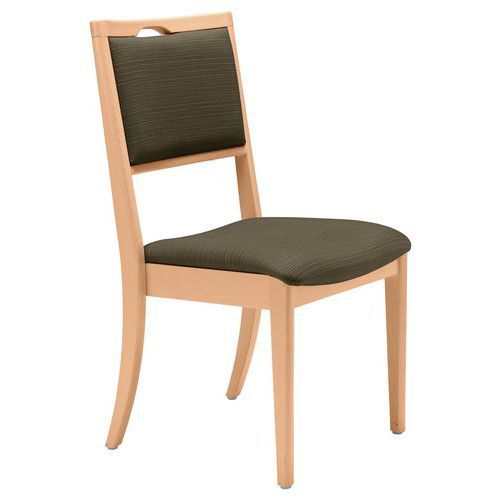 CHAISE GINKGO TERRE - STRUCTURE HÊTRE NATUREL - SUNSET CREATION