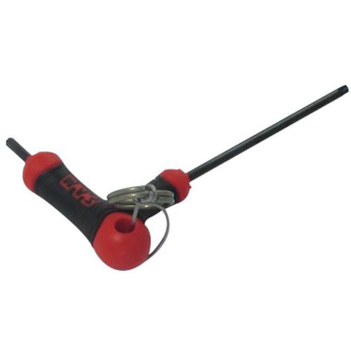CLÉ MALE POIGNEE EN T TORX T40 AVEC CLIP INOX FME - SAM