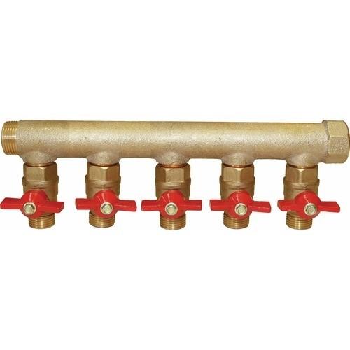 COLLECTEUR 26 X34 MF PRÈ-ÉQUIPÉ AVEC VANNES 6 DÉPARTS15X21 RIQUIER