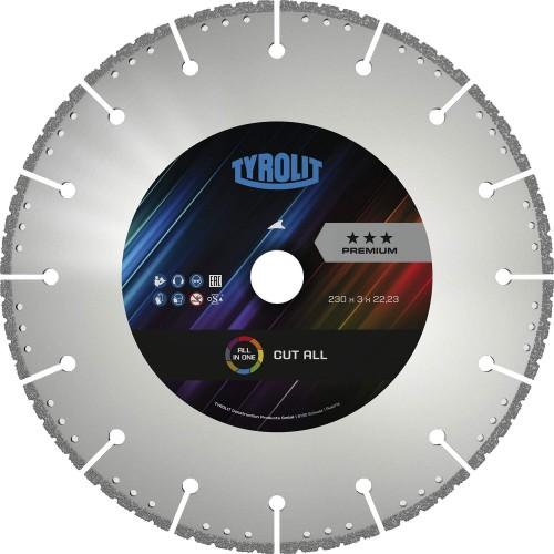 DISQUE À TRONÇONNER DIAMANT PREMIUM CUT-ALL - DIAMÈTRE 125MM TYROLIT