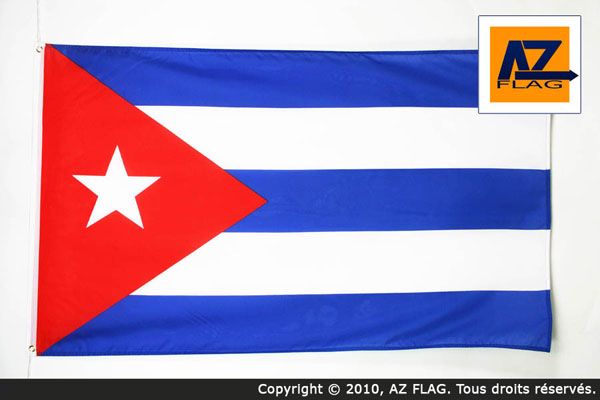 DRAPEAU CUBA -150X90CM- [3€-10€]
