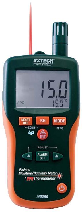 Thermo-hygromètre, humidimètre avec & sans contact et thermomètre infrarouge - EXTMO290_0
