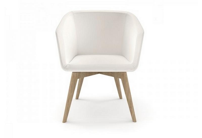 Fauteuil lounge pied bois Ryan_0