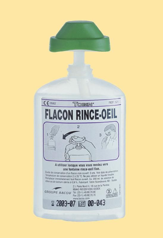Flacon rince-oeil portable