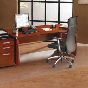 Floortex - Tapis protège-sol en polycarbonate pour sols durs - 121x134 cm - Transparent et résistant_0