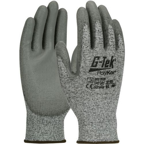 GANTS ANTICOUPURE ANTI-COUPURE C ENDUCTION POLYURÉTHANE AVEC RENFORT - 6