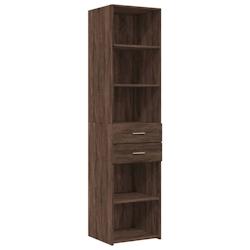 Helloshop26 - Buffet bahut commode armoire meuble de rangement organisateur cuisine salle de séjour salon haut 45 x 42,5 x 185 cm 02_0033721 - 300021_0
