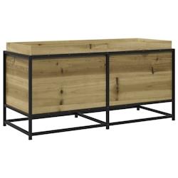 Helloshop26 - Jardinière bac lit surélevé plantes fleurs terrasse jardin 100 x 40 x 50 cm bois de pin imprégné marron 02_0037267 - 3000213826487_0