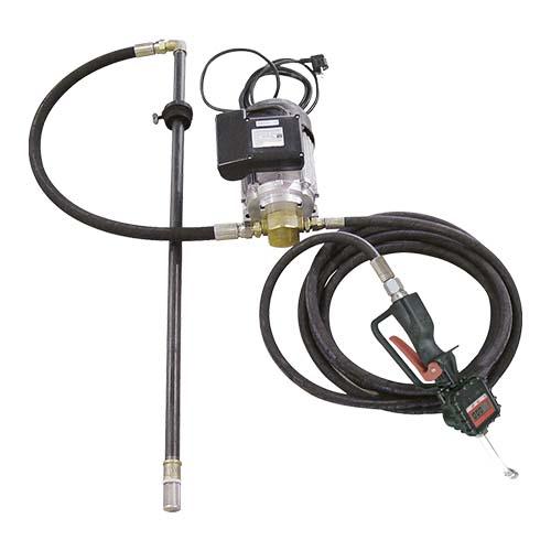 Kit transfert huile complet 230V - Pompe auto aspirante pour fut et lubrifiants - Débit 20-25 L/min_0