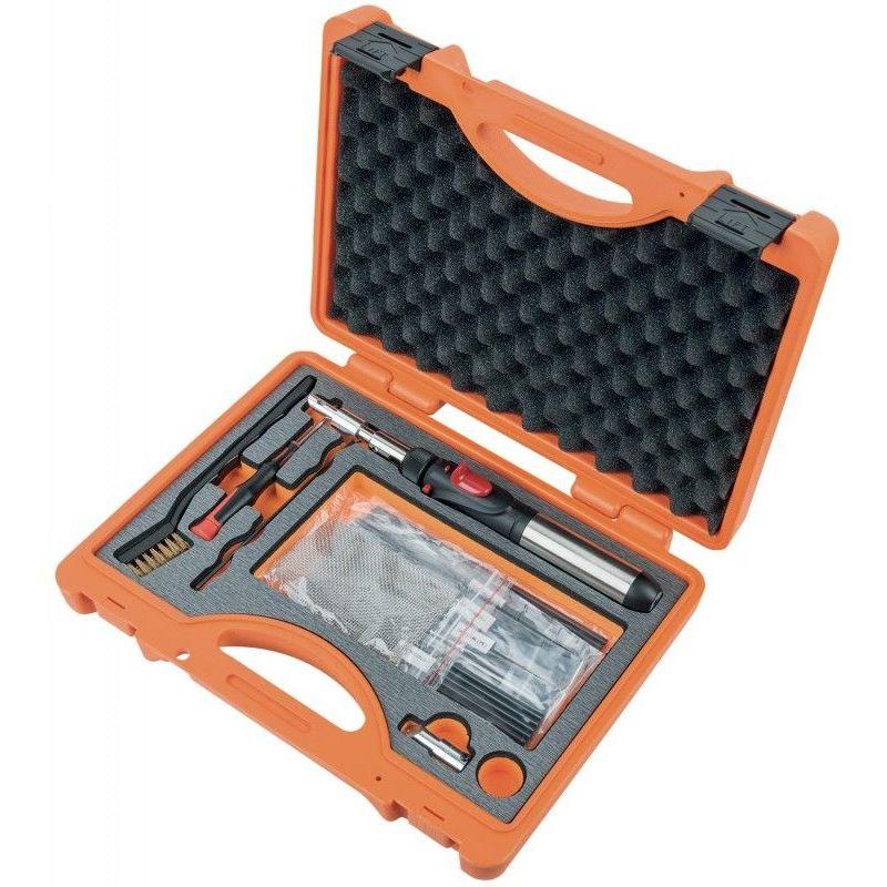 Set Hockey Sur Table - 2 Poussoirs + 4 Rondelles - Plastique Durable - Pour Tables Standard
