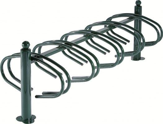 RÂTELIER À VÉLO OVALE NY 10 PLACES FACE À FACE VERT - MANUTAN COLLECTIVITÉS