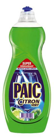 LIQUIDE VAISSELLE MAINS PAIC CITRON VERT - FLACON DE 750 ML