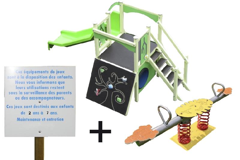 PACK : 1 STRUCTURE + 1 VIS-À-VIS + 1 PANNEAU