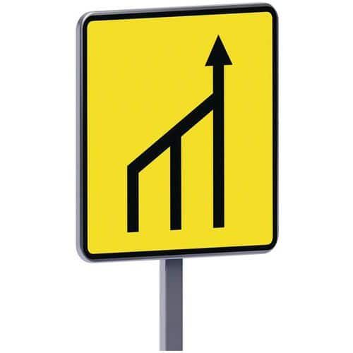 PANNEAU KD10B EX1 RÉDUCTION DE VOIES. - C2 - 900X900MM - TALIAPLAST