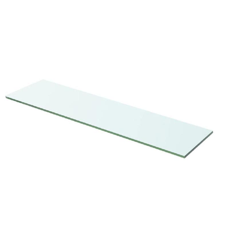 Panneau pour étagère en verre trempé transparent - 60 x 12 cm - 15 kg de charge - Réf. 2702187/2_0