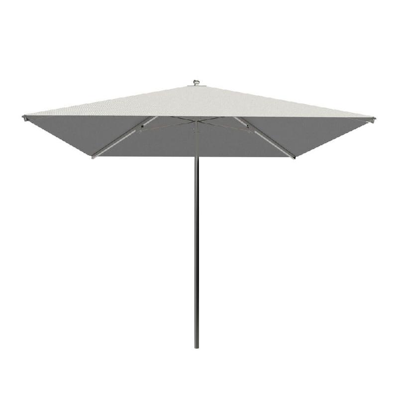 Parasol pour terrasse Pro Ouessant carré 180 cm - armature+toile+housse - blanc_0