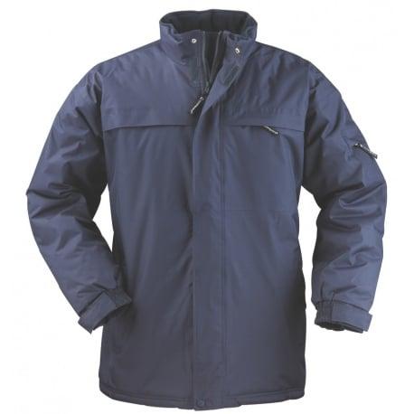 Parka bleue marine KABAN - matelassée - 100 % polyester - pongé enduit PVC - Coverguard | 5KABB﻿_0