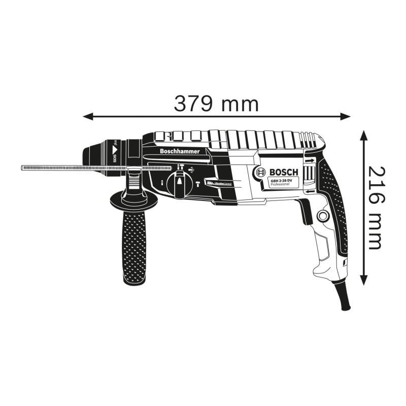 Perforateur sds-plus gbh 2-28 l-boxx - BOSCH | 0 611 267 501_0