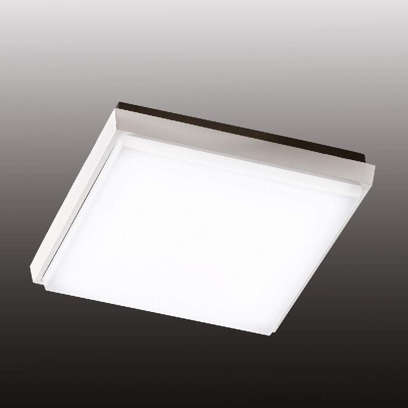 FABAS LUCE DESDY PLAFONNIER D\'EXTÉRIEUR LED, 24X24 CM, BLANC