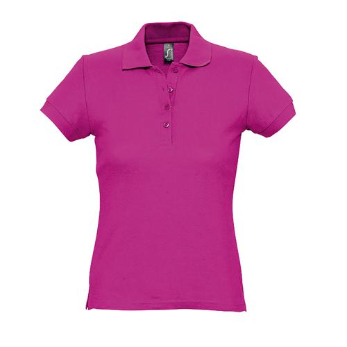 POLO PERSONNALISABLE FEMME EN COTON FUCHSIA