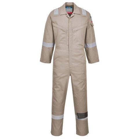 PORTWEST FR21 COMBINAISON ANTISTATIQUE SUPER LÉGÈRE 210G KAKI - TAILLE XXL - STANDARD