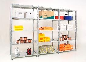 RAYONNAGE MI-LOURD ADVANCE - TABLETTE GALVA - ELÉMENT DÉPART 1100 X 400 MM - MANUTAN COLLECTIVITÉS