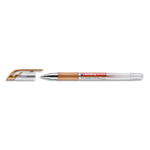 ROLLER ENCRE GEL EDDING E2185 - POINTE METALE 0,7MM - COLORIS CUIVRE