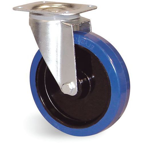 ROULETTE À PLATINE Ø 200MM - 350 KG - GUITEL