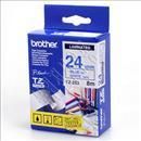 RUBAN MATRICIEL BLEU/BLANC BROTHER  (TZ-253)  24MM