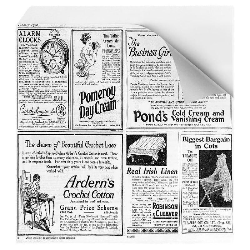 Sachet papier ingraissable sans PFAS Times 2 côtés ouverts 16x16,5cm - par 500_0