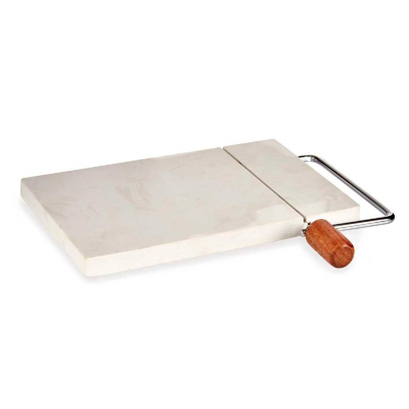 San Ignacio KINVARA - Planche à Découper pour Fromage en Marbre Couleur Blanche 24x21 cm - blanc SANR082_0