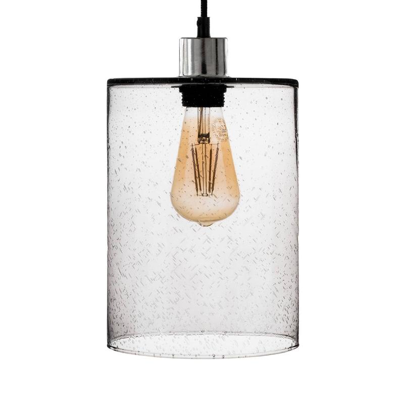 SOLBIKA LIGHTING SUSPENSION SODA, À 3 LAMPES, VERRE FUMÉ