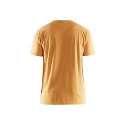 T shirt imprimé 3D HOMME BLAKLADER miel T.L Blaklader - L marron textile 7330509769454_0