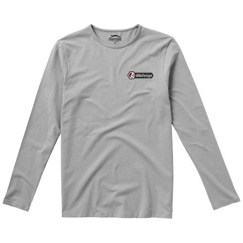 T-shirt manches longues pour homme Curve 33013903 - col ras du cou et tissu extensible 200 g/m²_0