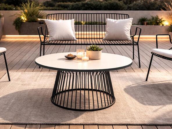 Table basse extérieure ronde T 60 Columbia_0