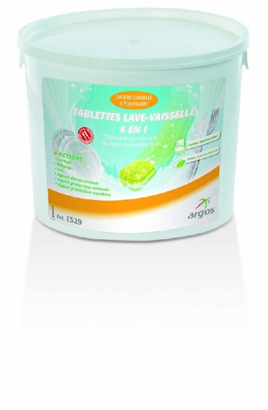 Tablettes lave-vaisselle 6 en 1 - lavage, rinçage, sel régénérant et protection verrerie_0