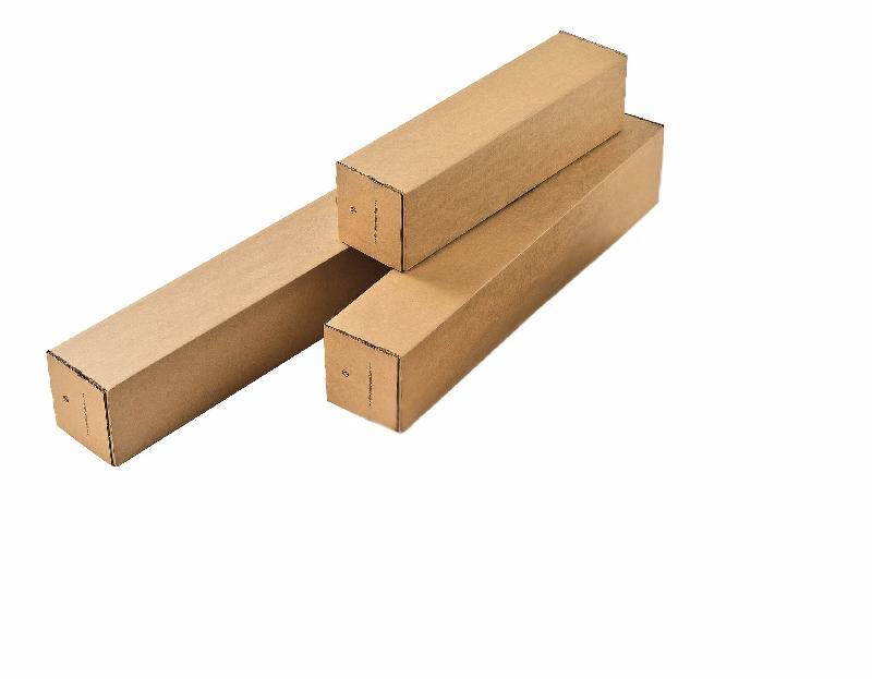 Tube carré bande adhésive - 150670 – 10,5 x 10,5 x 43,5 cm_0