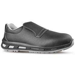 U-Power - Chaussures de sécurité basses sans métal, antidérapantes, hydrofuges - Environnements aseptisés - S2 SRC Noir Taille 35_0