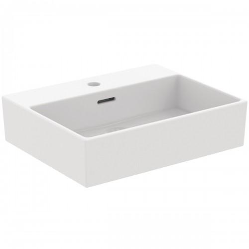 VASQUE À POSER RECTANGULAIRE - 50X40CM - AVEC TROP-PLEIN - BLANC MAT - EXTRA IDEAL STANDARD