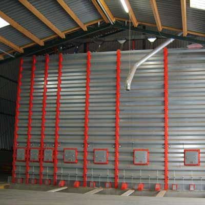 Silo carré/réctangulaire à vidange intégrale pour le stockage des céréales - Ventilsilos_0