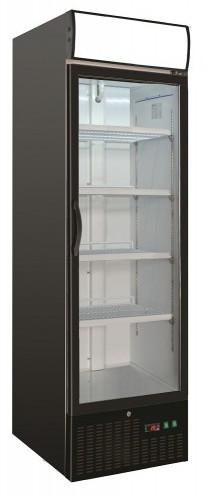 Vitrine réfrigérée négative avec bandeau lumineux de couleur noire - r290 gaz écologique_0