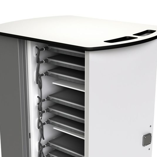 Ziochrgtcb16euwap - Chariot multimédia Euromedia - Capacité 11 à 20 - Serrure digitale ou RFID_0