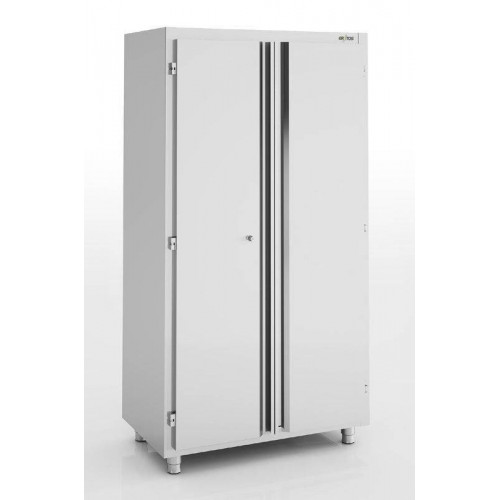 ARMOIRE INOX NEUTRE 2 PORTES BATTANTES ERATOS 600 X 600 MM