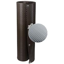 Brise-vue en résine tressée avec oeillets métalliques coloris gris clair 1 x 3 m Rattan Art - gris 5908311937228_0
