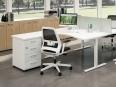 Bureau compact QUATRO sur caisson porteur - Kesiolt_0